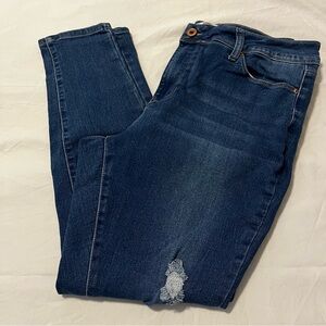 California Vintage Brand Skinny Distressed Jeans